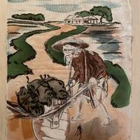 Pittura cinese su seta