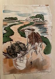 Pittura cinese su seta