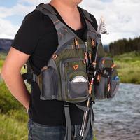 Gilet Da Pesca Traspirante Multitasche