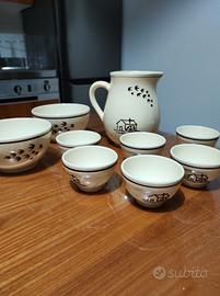 Set 18 pezzi  cocci del Mulino Bianco anni Ottanta