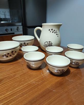 Set 18 pezzi  cocci del Mulino Bianco anni Ottanta