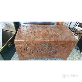 BAULE GRANDE INTARSIATO CINESE