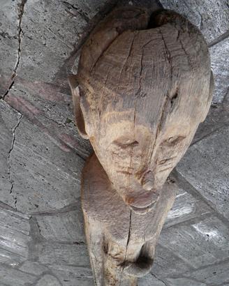Statua funeraria Bongo Sudan arte tribale africana