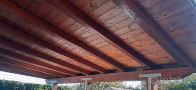 Pompeieana tettoia legno 