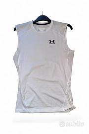 Under Armour HeatGear Compression Tank White  L