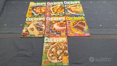 LOTTO 7 RIVISTE collana "CUCINARE BENE" (E)