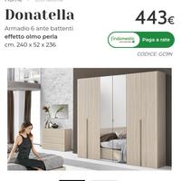 Armadio modello  Donatella