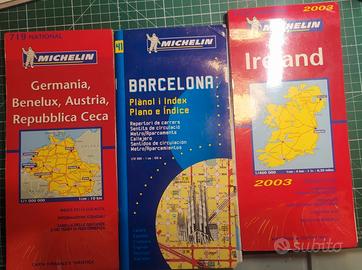Mappe Michelin  Irlanda  Germania, Barcellona mICH