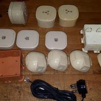 Lotto Stock MATERIALE telefonico spine prese cavi