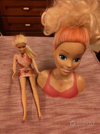 Barbie più testa Barbie Mattel