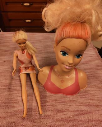 Barbie più testa Barbie Mattel