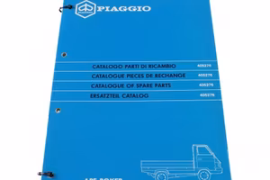 Catalogo parti di ricambio Piaggio Ape Poker