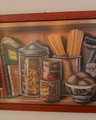 4 - Quadro da cucina in legno