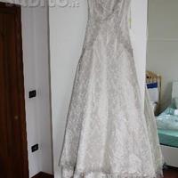Abito da sposa in raso tg 42 44