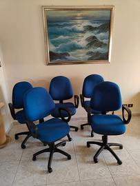 Poltrona Girevole Regolabile Ergonomica