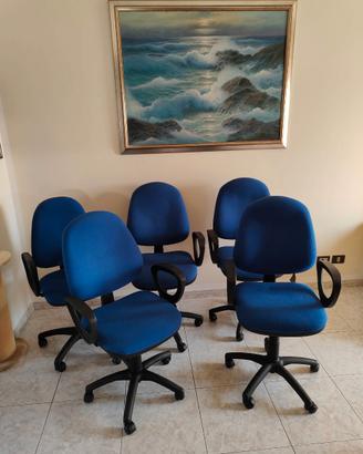 Poltrona Girevole Regolabile Ergonomica