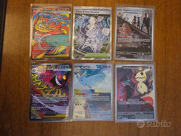 Lotto carte pokemon ascesa eroica