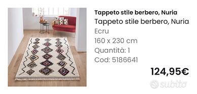 Tappetto stile berbere