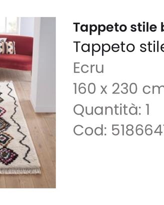 Tappetto stile berbere