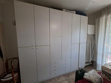 Grande Armadio Guardaroba Bianco - Tanta Capienza!