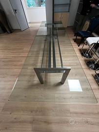 TAVOLO GRANDE IN VETRO CARLO SCARPA