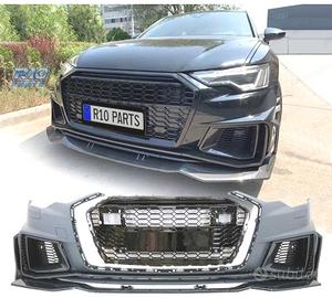 PARAURTI ANTERIORE PER AUDI A6 18- LOOK RS IN CARB