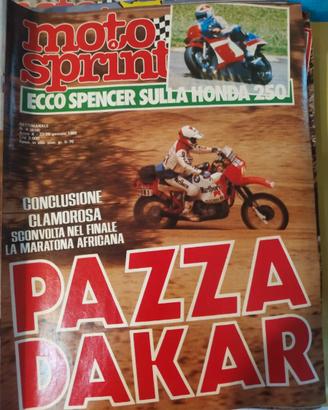 Rivista MOTOSPRINT numero 4 del 1985