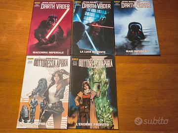 lotto  fumetti star wars vader aphra panini