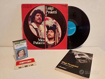 Gigi Proietti libro+ LP+musicassetta