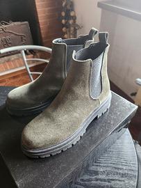 stivaletto donna in camoscio