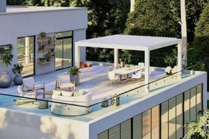 ATTICO CON VISTA SUL LAGO DI GARDA, PISCINA E SOLA