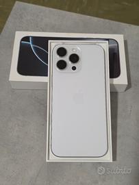 iPhone 16 pro max 256GB silver batteria 98%