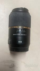 Tamron SP90 mm f/2.8 macro 1.1 EF  per canon