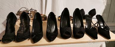 Scarpe da donna 7paia n°39 + 1 paio n° 38