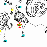 Rinvio motorino avv. Aprilia RS 125 AP0294810