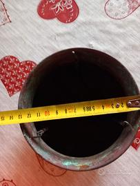 ciotola x pianta da appendere in rame 