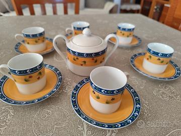 6 tazzine da caffè  e zuccheriera Coventry