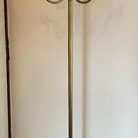 Appendiabiti vintage in ferro bartuto color ottone