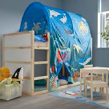 Letto KURA Ikea reversibile +  Tenda per letto