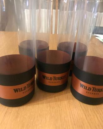 Set 5 bicchieri Wild Turkey Bourbon
