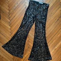 Pantaloni paillettes ZARA XS
