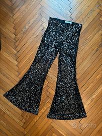 Pantaloni paillettes ZARA XS