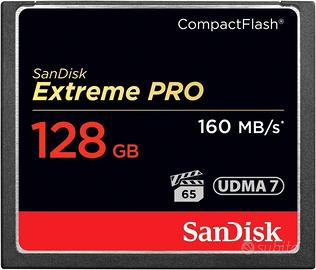 SanDisk  128GB Extreme PRO CompactFlash NUOVE