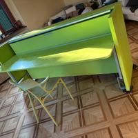 Scrivania divano letto verde