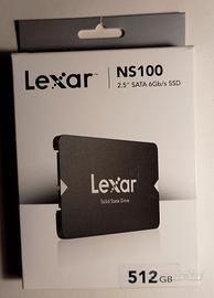 📦 SSD Lexar NS100 500GB 2.5” SATA III –