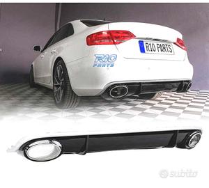 DIFFUSORE AUDI A4 B8 07-11 LOOK RS4