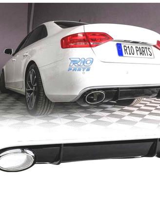 DIFFUSORE AUDI A4 B8 07-11 LOOK RS4