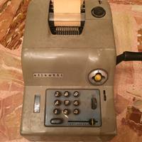Calcolatrice divisumma meccanica antica Olivetti