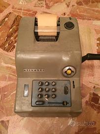 Calcolatrice divisumma meccanica antica Olivetti