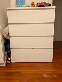 Cassettiera ikea Malm 80 cm x 50, altezza 75